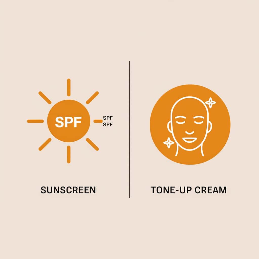 Sunscreen vs. Tone-Up Cream