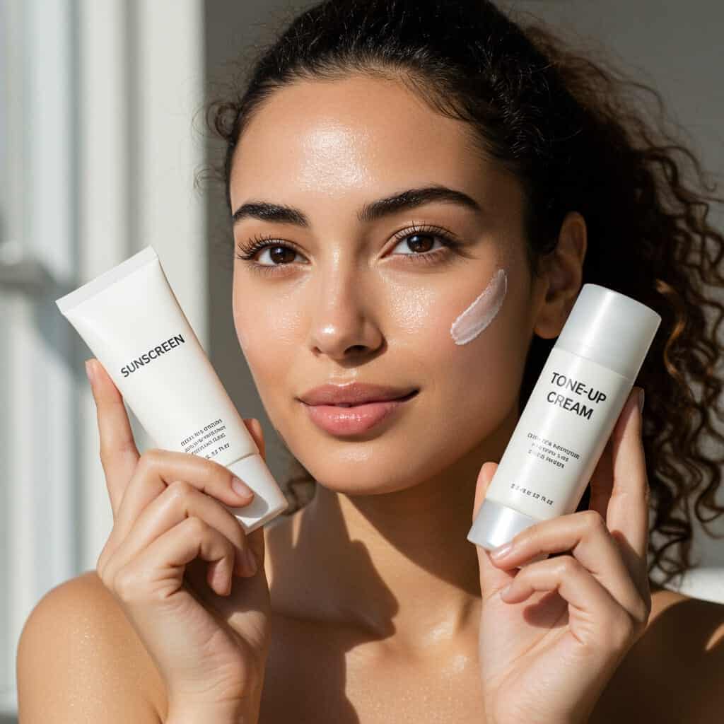 Sunscreen vs. Tone-Up Cream