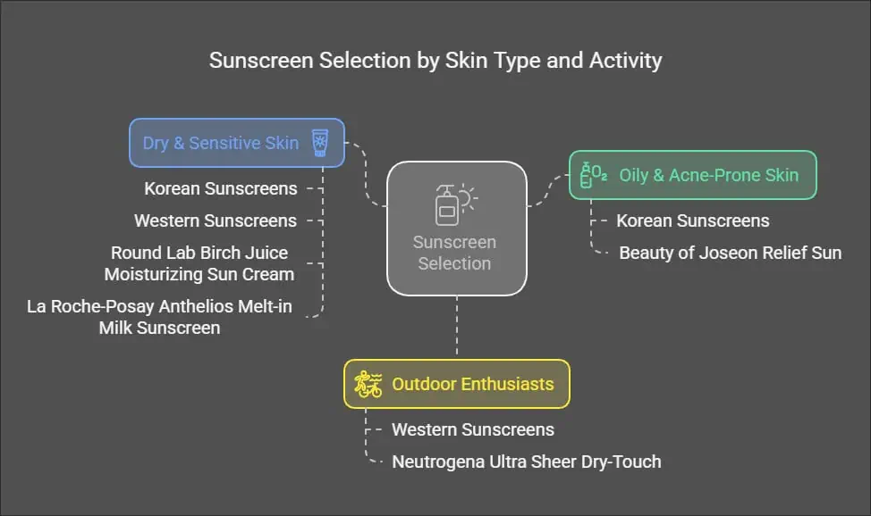 Korean vs. Western Sunscreens